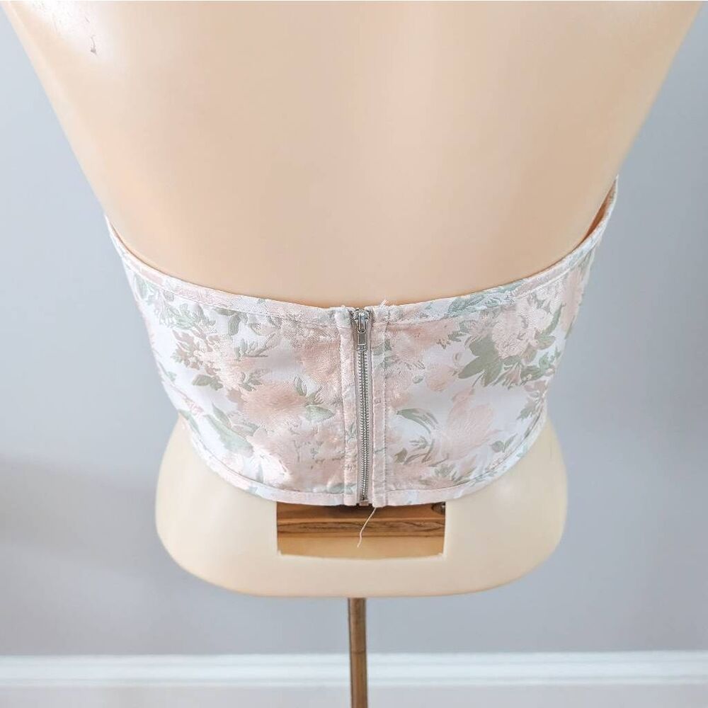 Altar'd State Abbie Floral Corset Tube Top - Picture 5 of 6